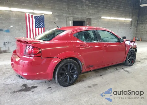2014 Dodge Avenger Se из США, поврежденный, VIN 1C3CDZAB4EN233500